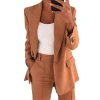 Cross-border European and American women's clothing 2024 Spring New pure long sleeveless simple drape wide-leg dress casual set WL6 Item Picture